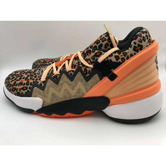 Adidas D.O.N. Issue 2 Leopard Beige Donovan Mitchell Bounce FY0895 Men’s Size 15 - Picture 12 of 12
